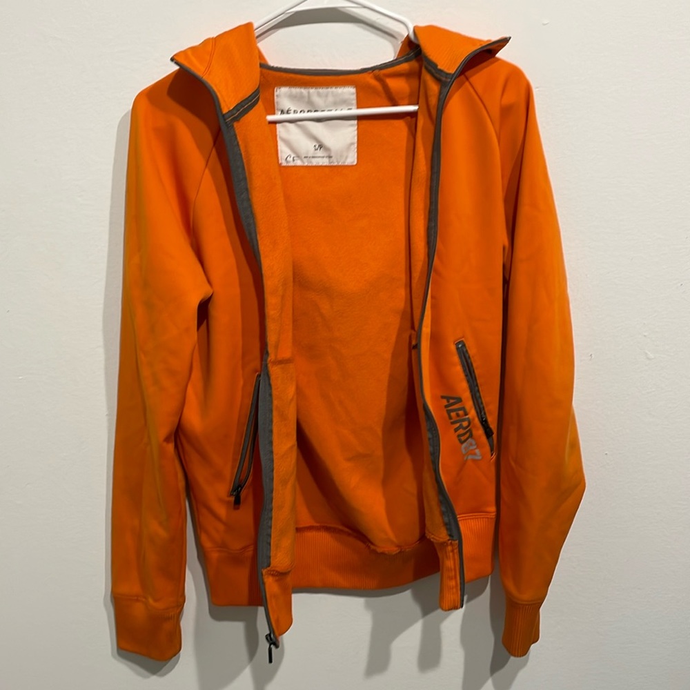 Orange Zipper Jacket